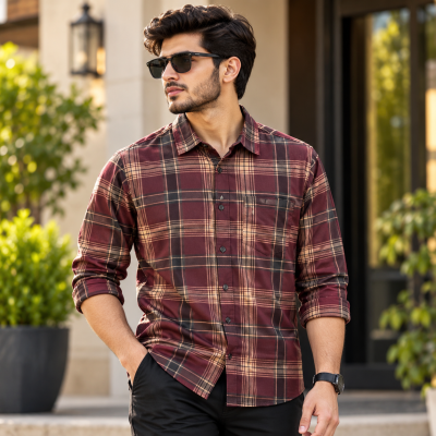 Premium Pure Cotton Check & Print Shirts